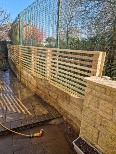 Horizontal Batten on Sleepers