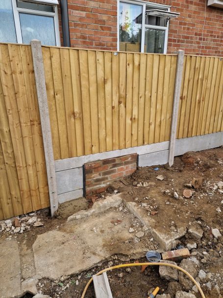 Closeboard and Concrete